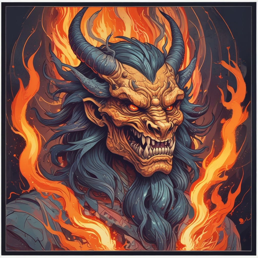 Dragon Breath Shave with flames engulfing hair at De Keu